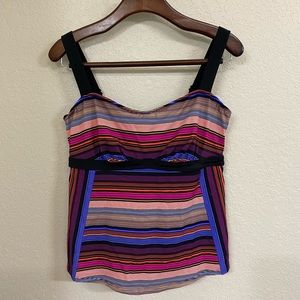 Athleta stripe tankini top